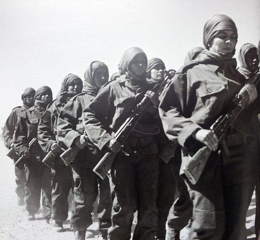 Female Fighters of the Sahrawi Polisario Front in Western Sahara, 1980