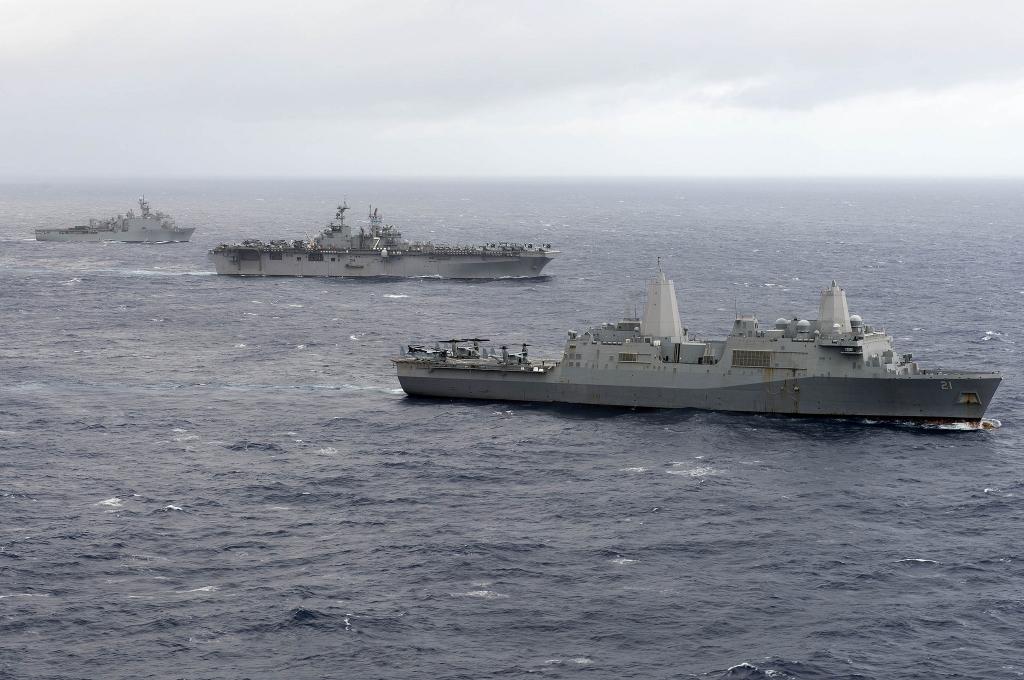 US Navy Patrol, Atlantic Ocean, December 2014