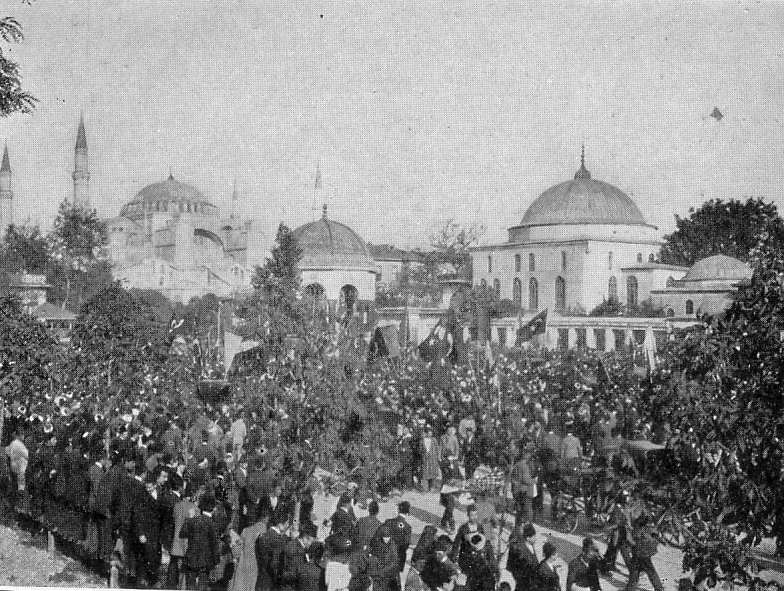 Young Turk Rally at Istanbul Hippodrome