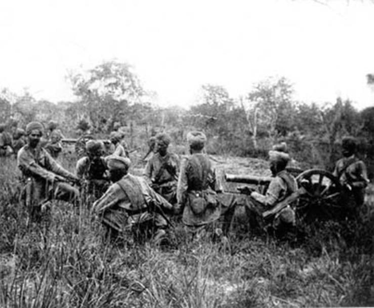 Indian Soldiers during War with Pakistan, 1948