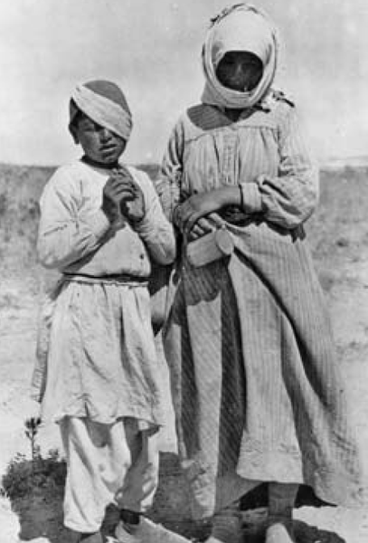 Armenian Refugee and Her Son, Ottoman Empire, World War I