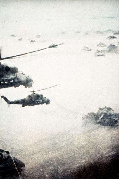 Soviet Heli & Tank Deployment, Afghanistan, 1984