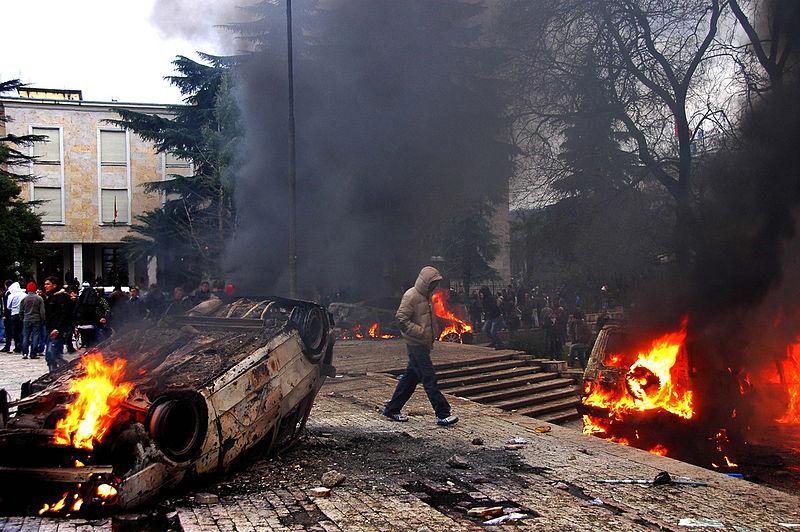 Tirana Demonstrations 2011