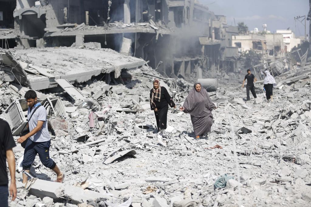 Destruction in Gaza, July 2014