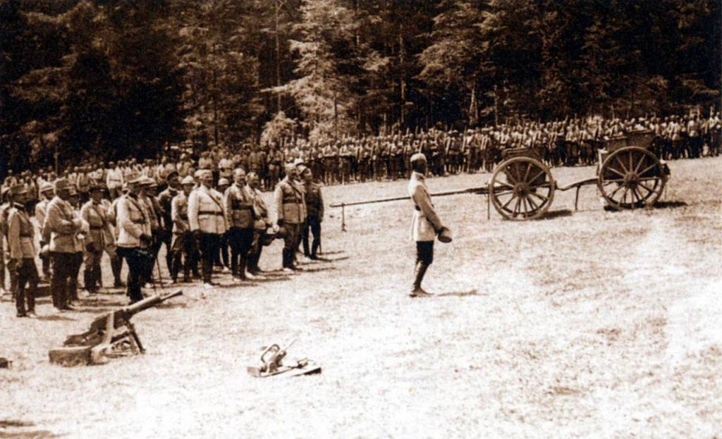 Romanian troops at Battle of Mărășești, Eastern Front, World War I