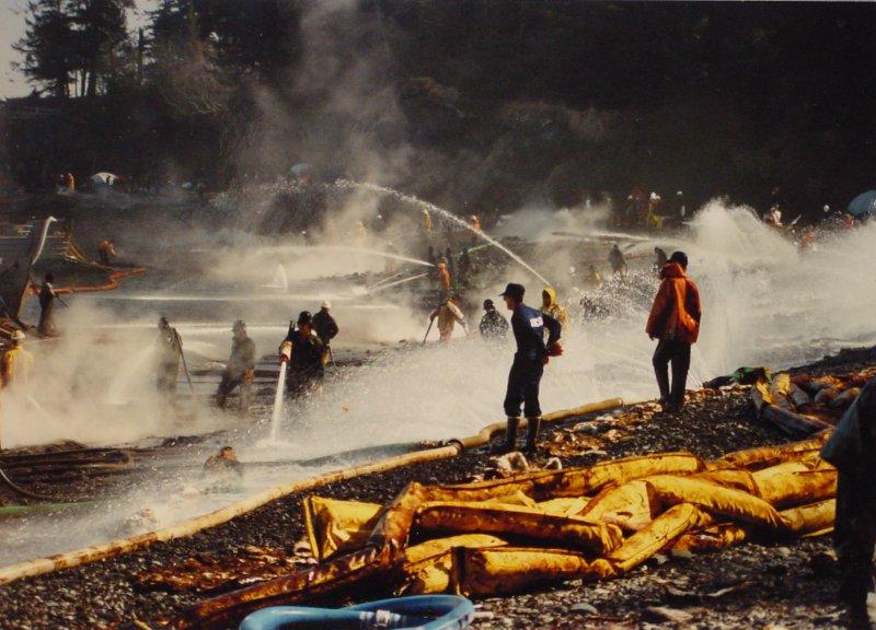 Exxon Valdez Oil Spill Clean Up Efforts