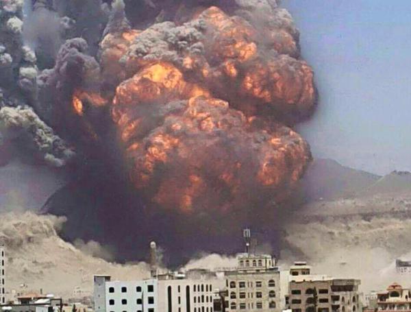 Saudi Airstrike in Attan, Yemen, June 2015