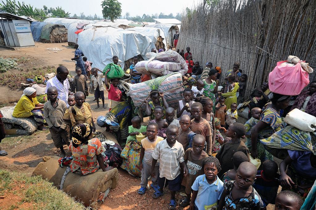 UN Displaced Persons Camp; Kiwanja, DRC, July 2012