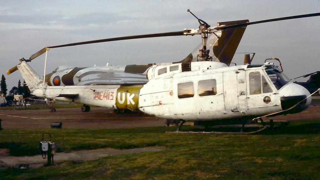 Captured Argentine helicopter, Finningley, August 1982