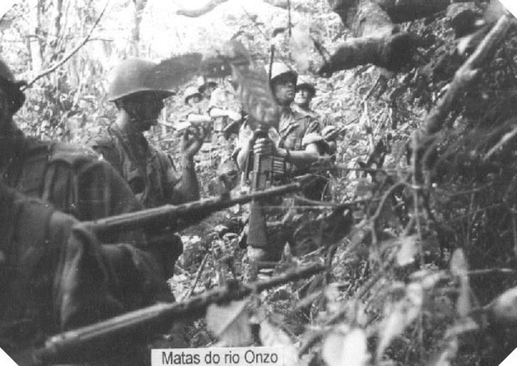 Portuguese Troops in Angolan Jungle (Date Unknown)