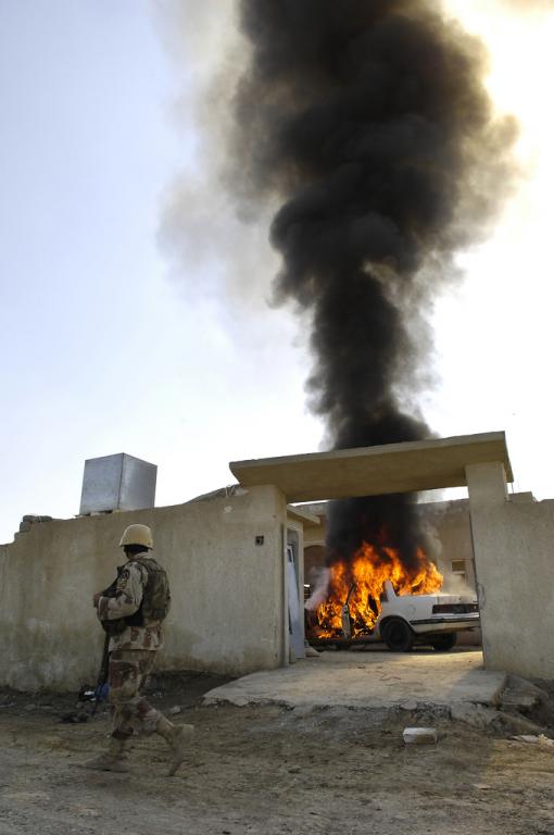 Burning Vehicle, Baqubah