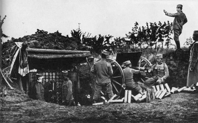 Serbian Artillery, First World War