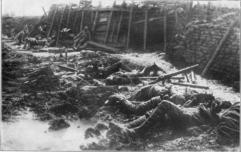 British Victims of German Gas Attack, Western Front, July 1917