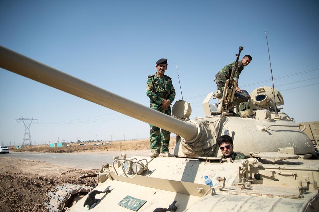 Peshmerga Armor Near Kirkuk