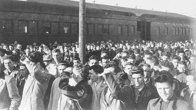 USAF Recruits Arrive at Lackland AFB, United States, June 1951