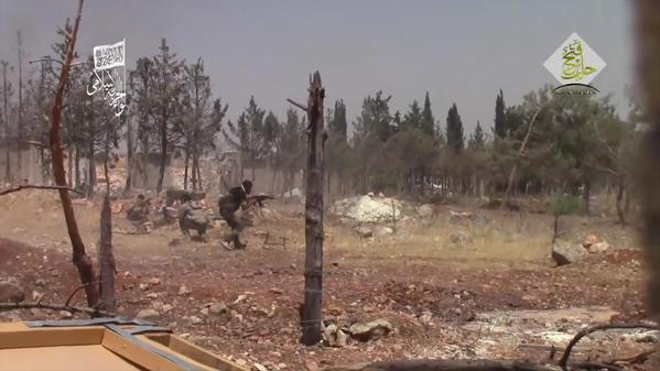 Rebels of 'Fatah Halab' Coalition Enter Military Research Centre; Aleppo, Syria, July 2015