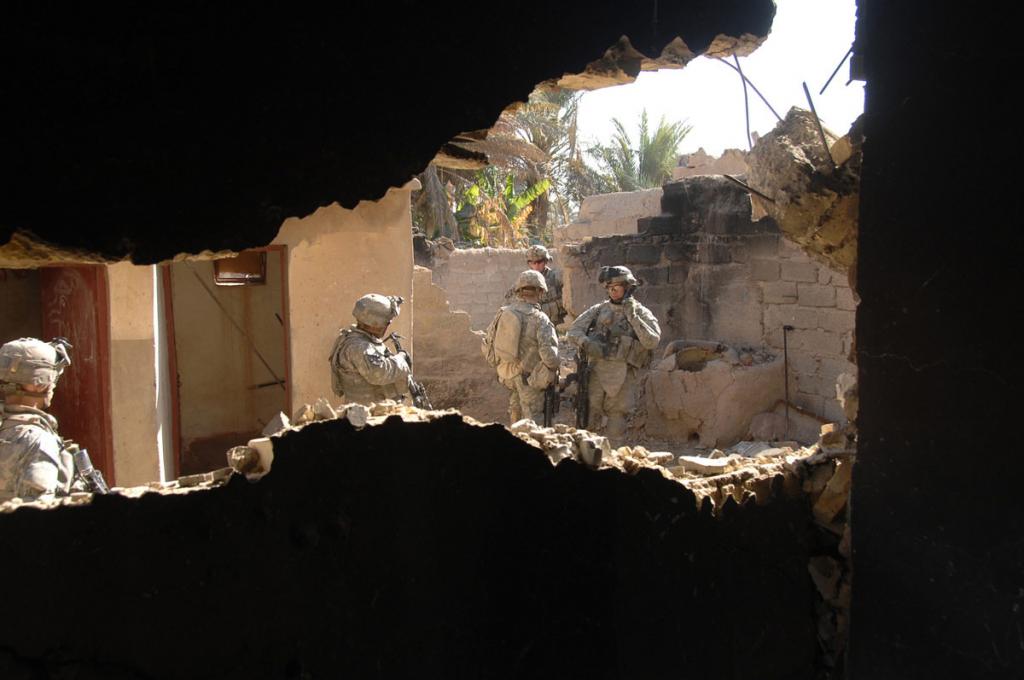 Searching the Remains of  a House