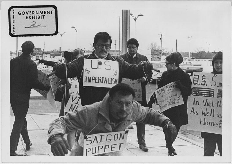 Vietnam War Protesters, Wichita, Kansas, United States, 1967