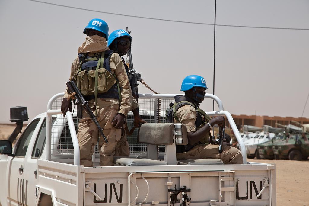 Blue Helmets from Benin in Kidal