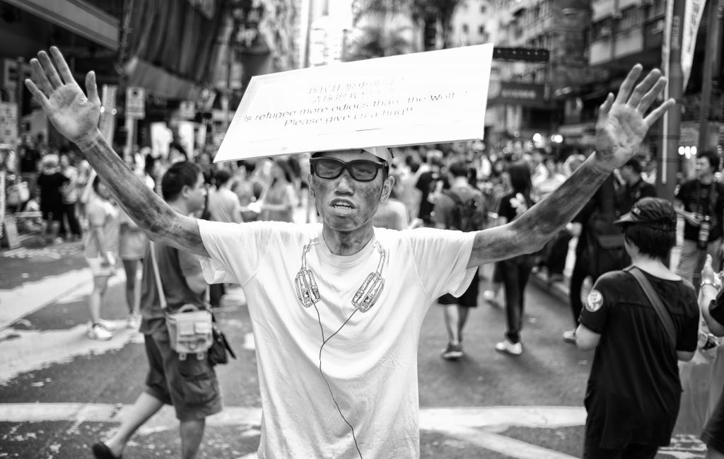 Human Rights Protest, Hong Kong, July 2012