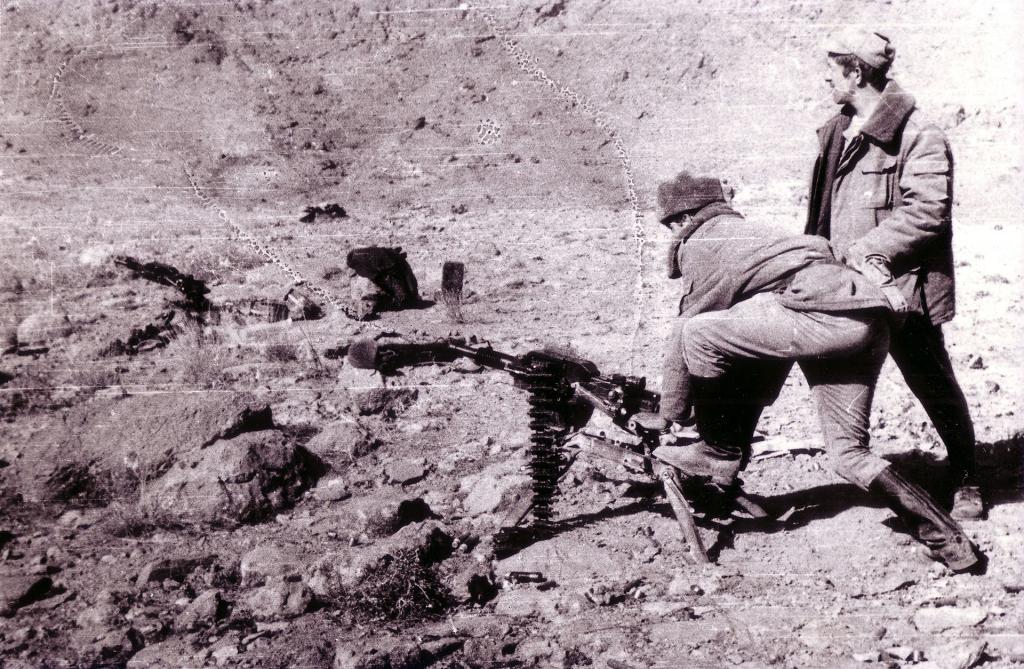 Soviet Troops Train in Afghan Highlands, 1986