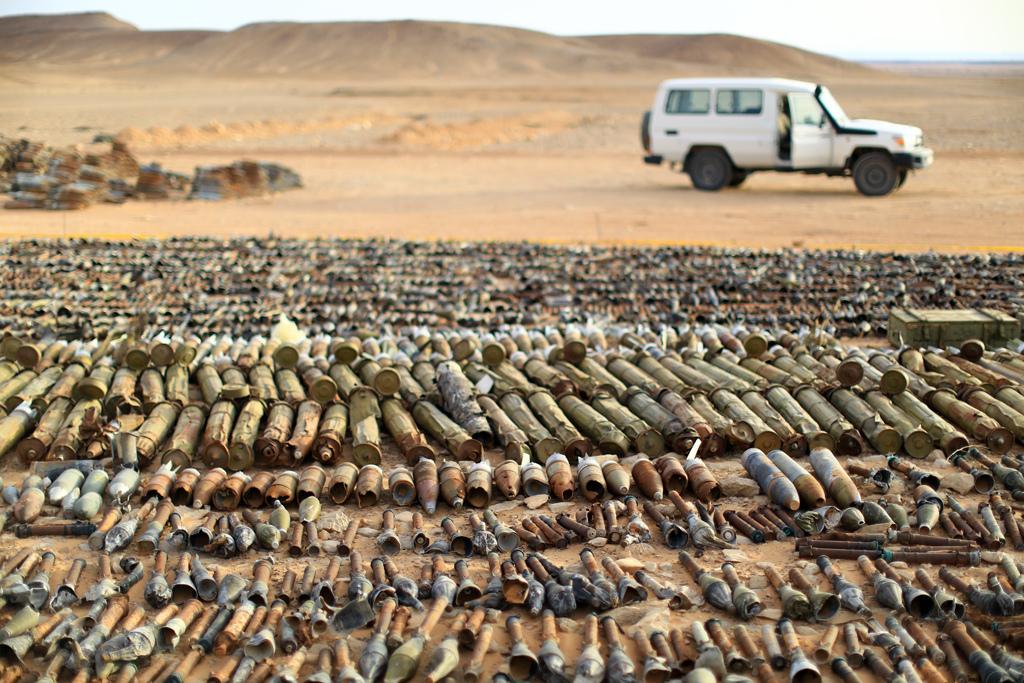 Explosive Remnants of War in post revolution Libya, February 2013