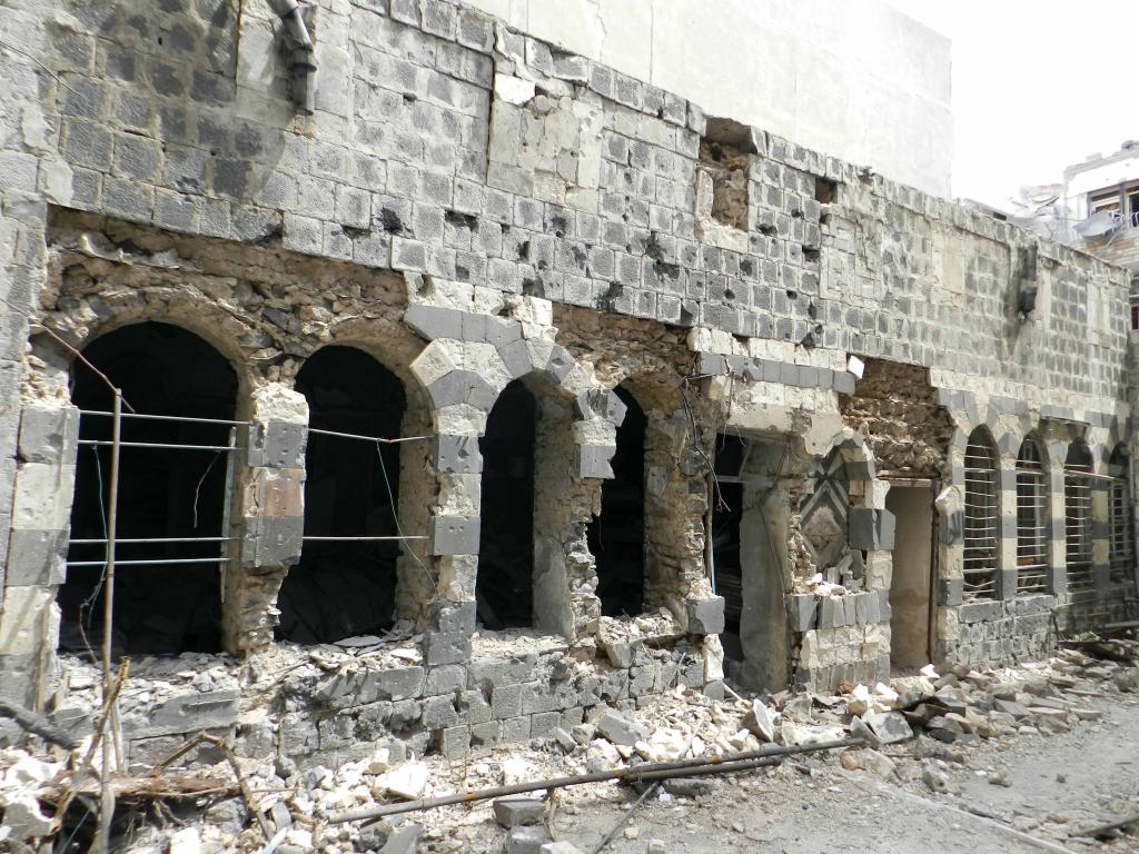 Building Destruction, Homs Syria, April 2012