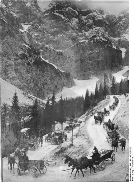 Austro-Hungarian Supply Line Through the Alps, Italian Front, World War I