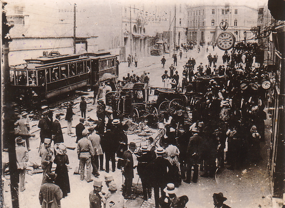 Aftermath of Anti-Serb Riots in Sarajevo, June 1914