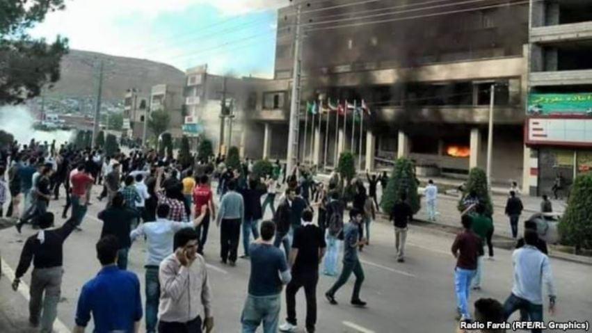 Protesters Take to the Streets Over Woman's Death; Mahabad, Iran, May 2015