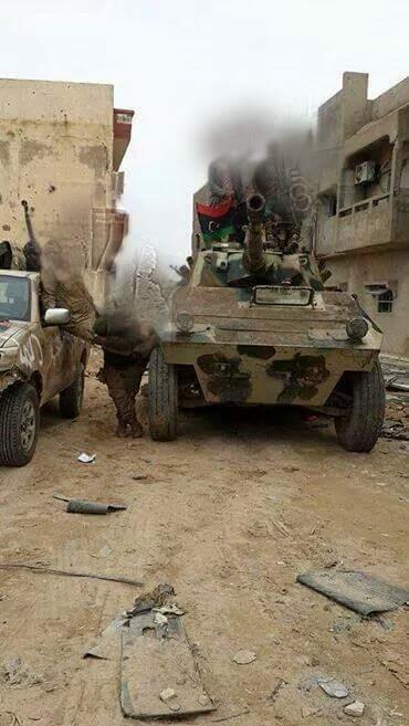 LNA Armored Vehicle, Benghazi, Jan 2015