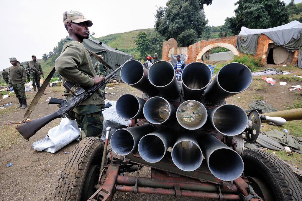 M23 Multiple Rocket Launcher; Bunagana, DRC, July 2012