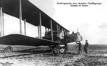 German Gotha G-5 Bomber, Western Front, World War I