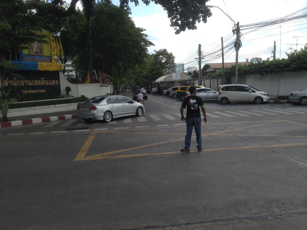 Road Block, Bangkok Thailand, November 2013