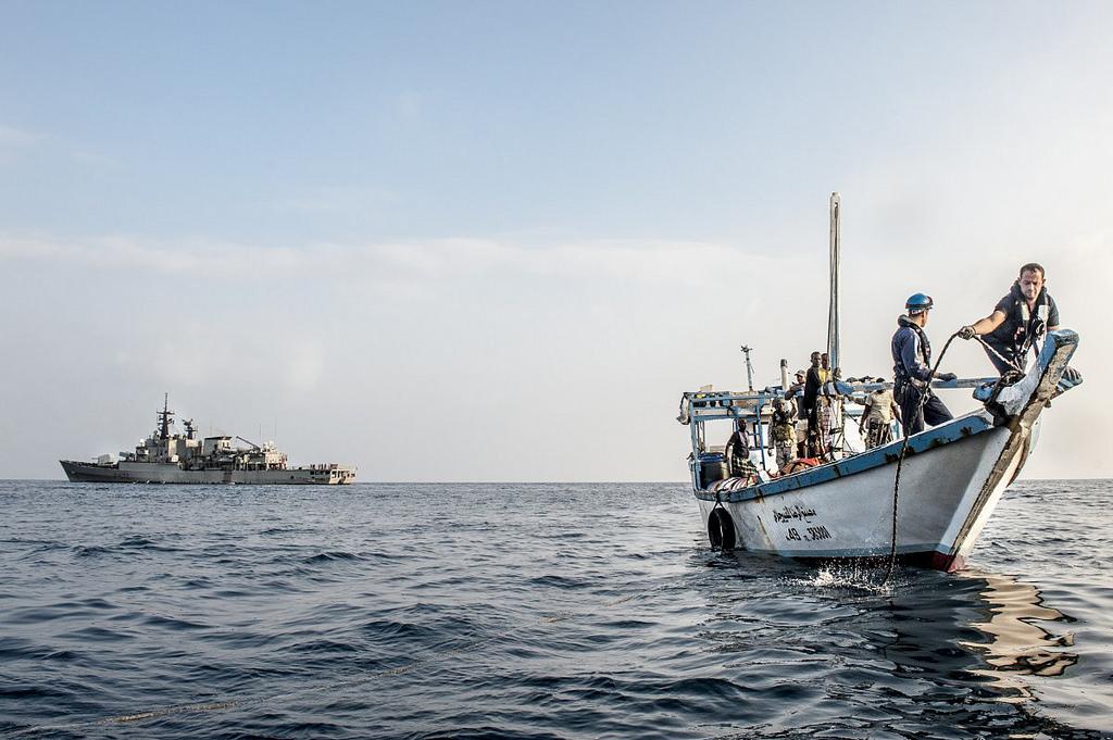 Assisting an Adrift Yemeni Boat