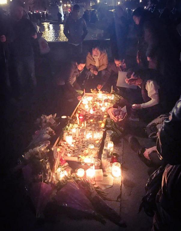 Candlelit Vigil in Trafalgar Square; London, UK, 26 March 2017