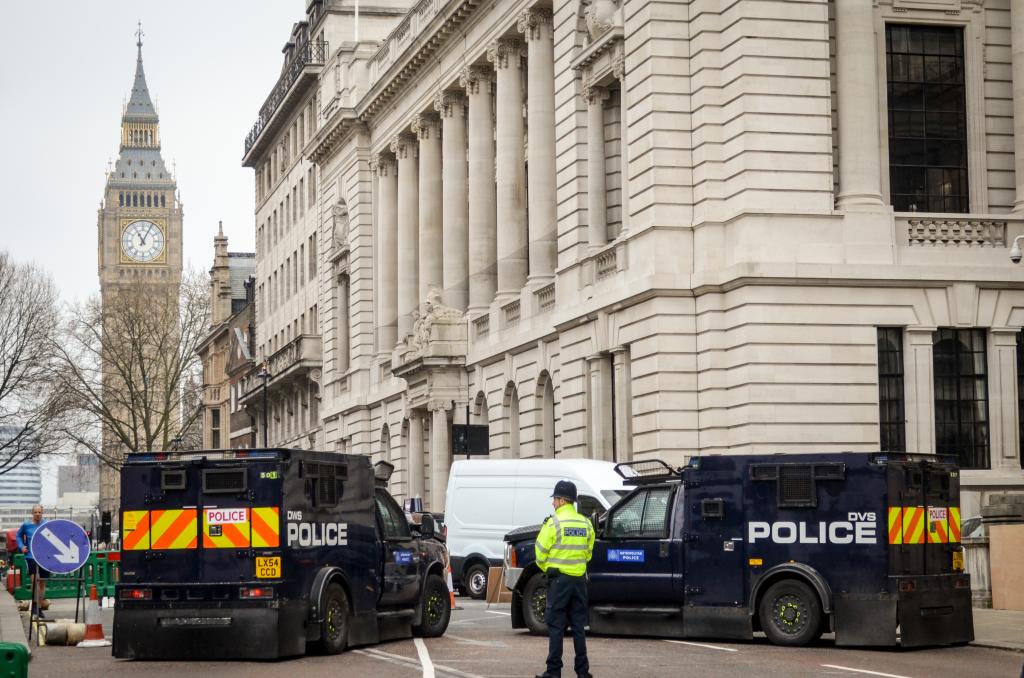 Police response to 2017 Westminster attack; Westminster, United Kingdom, March 2017