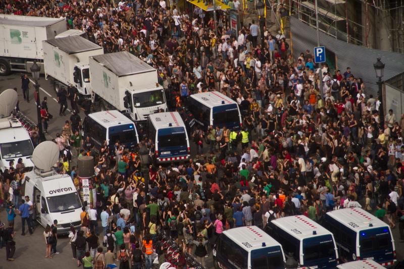 Barcelona Protest Camp Crackdown 2011