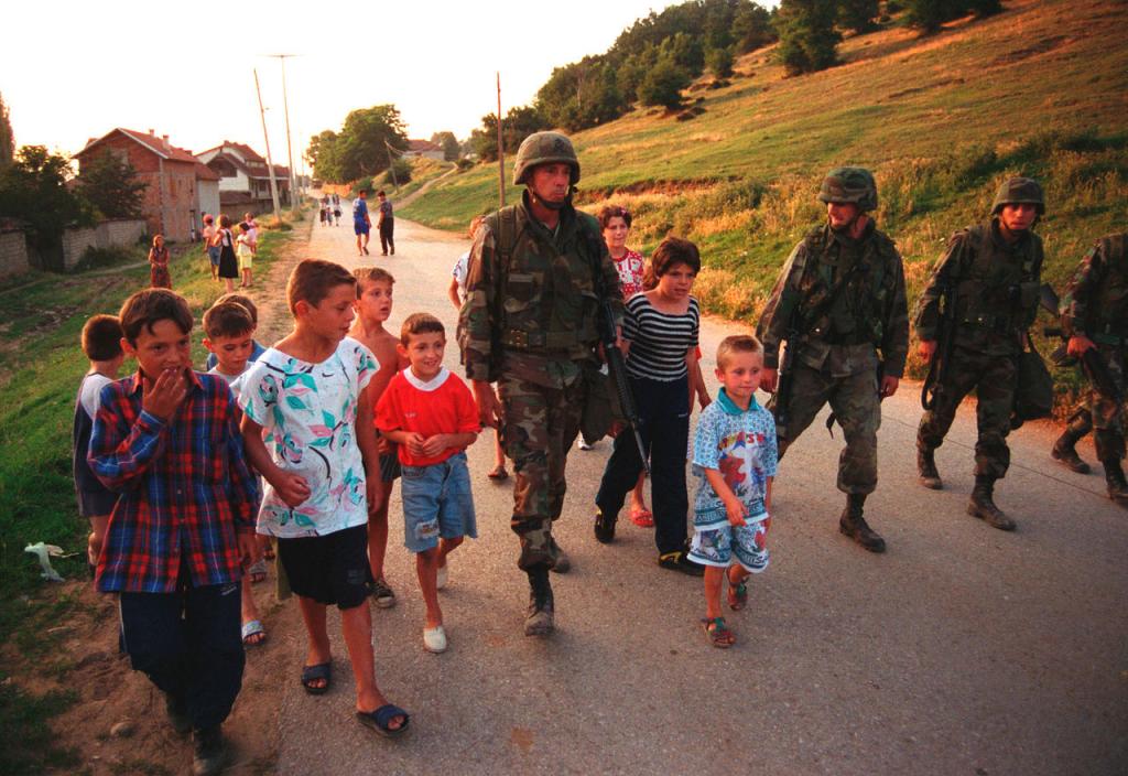 American Escort for Kosovar Albanian Children