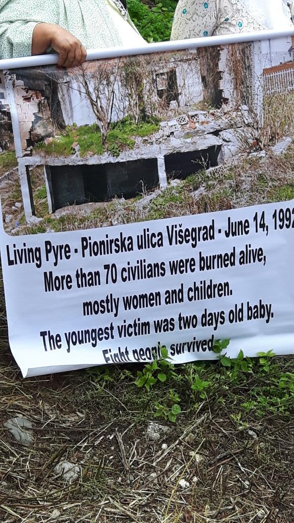 Remembrance in Visegrad, Eastern Bosnia; June 2016