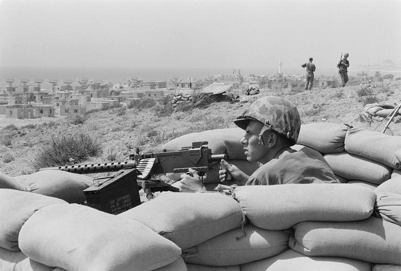 US Marine in Beirut, 1958