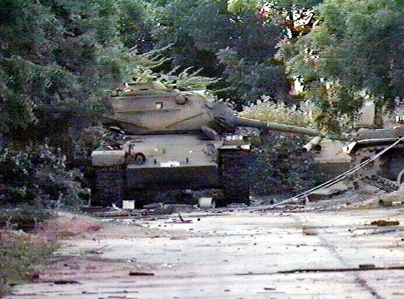 Abandoned Somali Tank