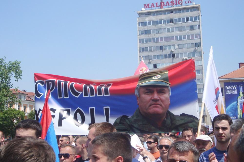 Ratko Mladic Support Demonstration, Banja Luka - Bosnia and Herzegovina, May 2011