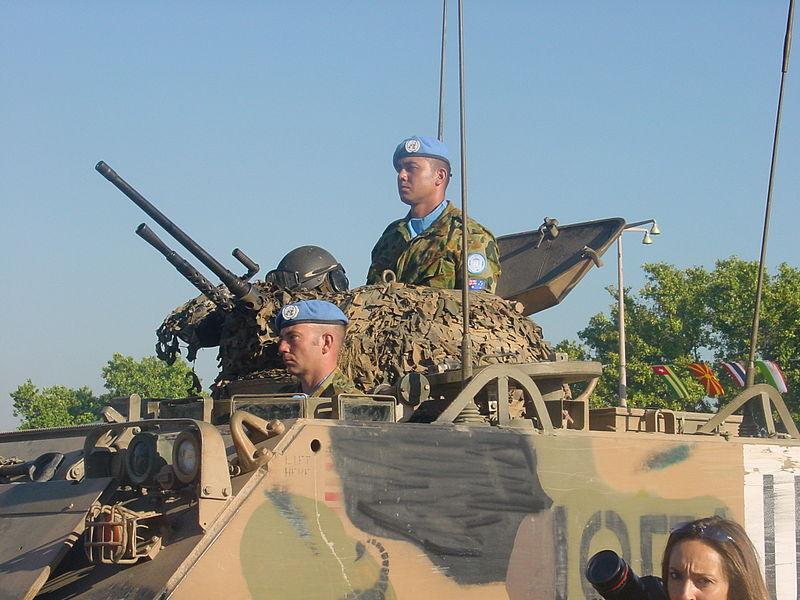 Australian Peacekeepers in East Timor; May 2002