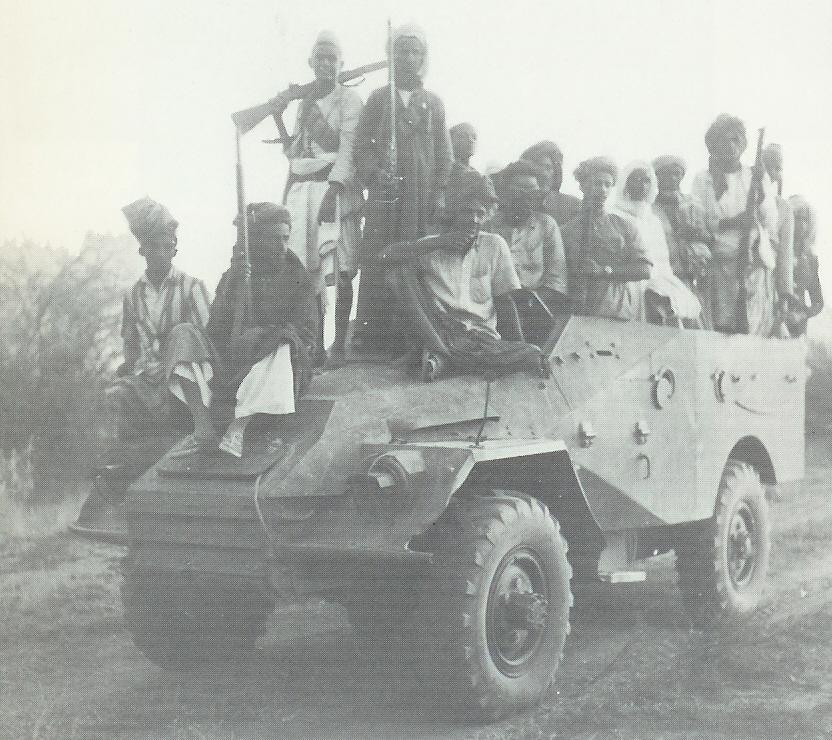 North Yemen Royalists on Armored Car