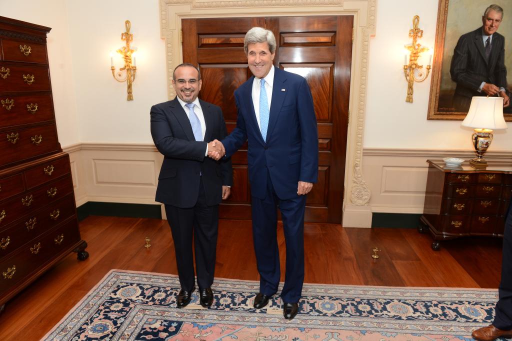 John Kerry and Hamad Al-Khalifa, Washington D.C., June 2013