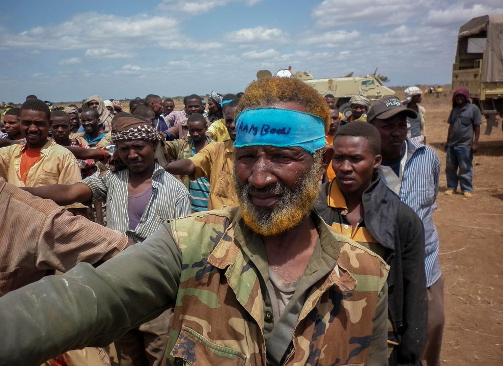 Al Shabab Fighters Surrendering