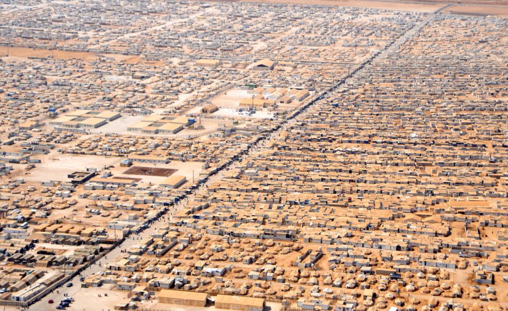 Za'atari Refugee Camp, Aerial