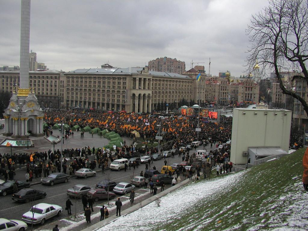 Orange Revolution; Kiev, Ukraine, November 2004