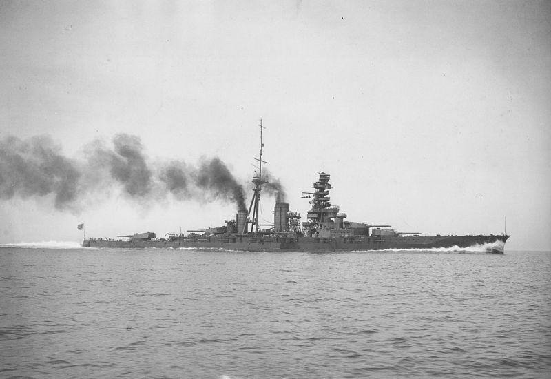 Japanese Battleship Haruna, May 1928